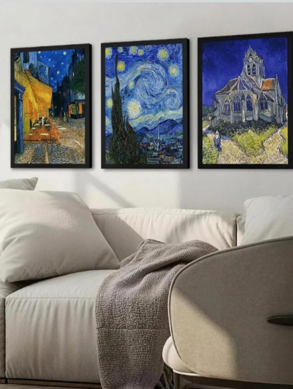 Cuspin 3 Piece Van Gogh Wall Art Trio - 12x16 In NWT - Picture 3 of 6